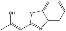 1-(Benzothiazol-2-yl)-1-propen-2-ol Struktur