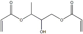 1,2,3-Butanetriol 1,3-bisacrylate Struktur