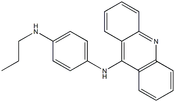 N-[4-(Propylamino)phenyl]-9-acridinamine Struktur