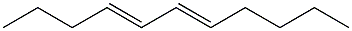 (4E,6E)-4,6-Undecadiene Struktur