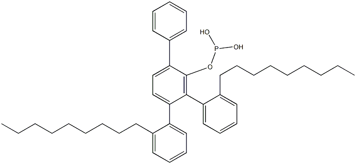 Bis(nonylphenyl)-(biphenyl-2-yl)phosphite Struktur