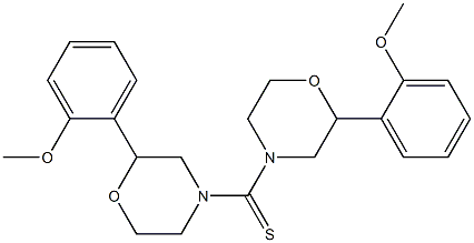 2-Methoxyphenylmorpholino thioketone Struktur