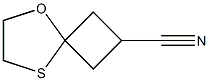 8-Oxa-5-thiaspiro[3.4]octane-2-carbonitrile Struktur