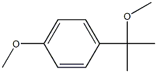 1-(1-Methyl-1-methoxyethyl)-4-methoxybenzene Struktur