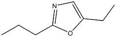 2-Propyl-5-ethyloxazole Struktur