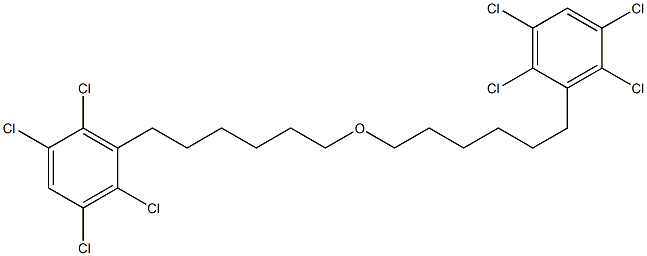 2,3,5,6-Tetrachlorophenylhexyl ether Struktur