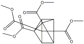 Pentacyclo[4.2.0.02,5.03,8.04,7]octane-1,2,4,7-tetracarboxylic acid tetramethyl ester Struktur