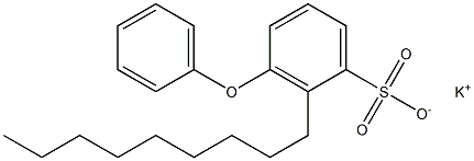 2-Nonyl-3-phenoxybenzenesulfonic acid potassium salt Struktur