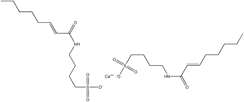 Bis[4-(2-octenoylamino)-1-butanesulfonic acid]calcium salt Struktur