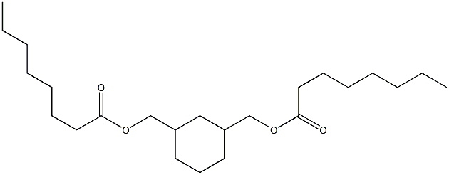 1,3-Cyclohexanedimethanol dioctanoate Struktur