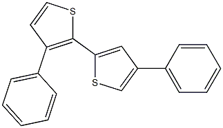 3,4'-Diphenyl-2,2'-bithiophene Struktur