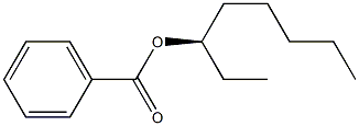 (-)-Benzoic acid (R)-1-ethylhexyl ester Struktur