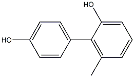 6-Methyl-1,1'-biphenyl-2,4'-diol Struktur