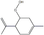 p-Mentha-1,8-dien-5-yl hydroperoxide Struktur