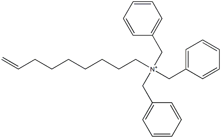 (8-Nonenyl)tribenzylaminium Struktur