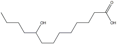 9-Hydroxytridecanoic acid Struktur