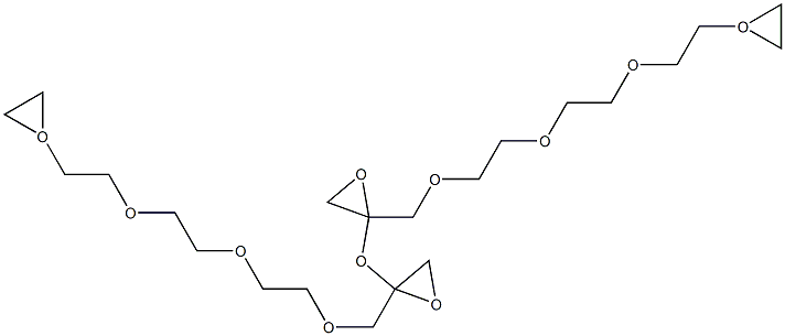 2,2'-[Oxybis[2,1-ethanediyloxy(2,1-ethanediyl)oxy(2,1-ethanediyl)oxymethylene]]bis(oxirane) Struktur