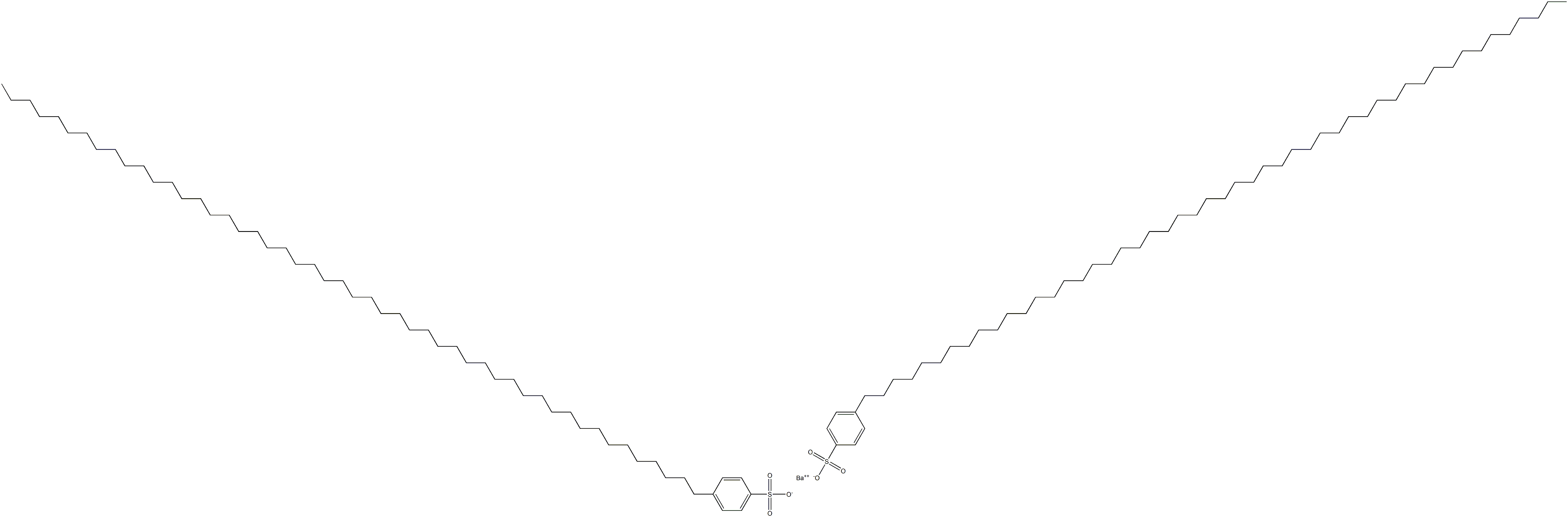 Bis[4-(pentacontan-1-yl)benzenesulfonic acid]barium salt Struktur