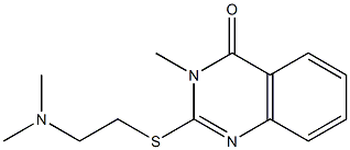 2-[2-(Dimethylamino)ethylthio]-3-methyl-quinazolin-4(3H)-one Struktur