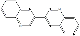 3-(Quinoxalin-2-yl)pyrido[3,4-e]-1,2,4-triazine Struktur