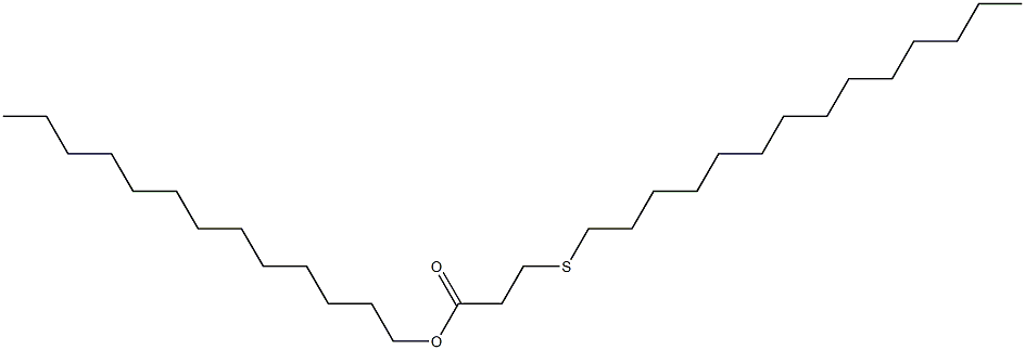 3-(Tetradecylthio)propionic acid tridecyl ester Struktur