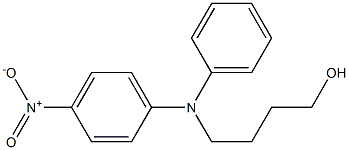 4-(N-Phenyl-4-nitroanilino)-1-butanol Struktur