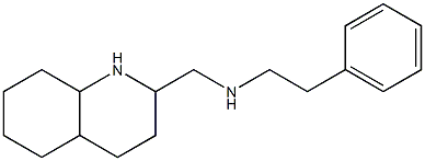 2-[(Phenethylamino)methyl]decahydroquinoline Struktur