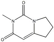 2-Methyl-6,7-dihydropyrrolo[1,2-c]pyrimidine-1,3(2H,5H)-dione Struktur