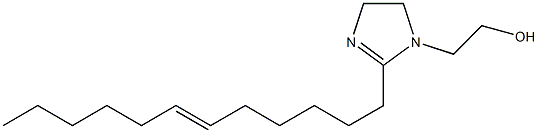 2-(6-Dodecenyl)-2-imidazoline-1-ethanol Struktur