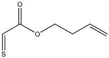 2-Thioxoacetic acid 3-butenyl ester Struktur