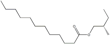 (+)-Lauric acid (S)-2-methylbutyl ester Struktur