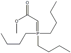 (Tributylphosphoranylidene)acetic acid methyl ester Struktur