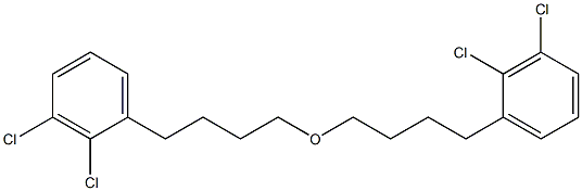 2,3-Dichlorophenylbutyl ether Struktur