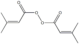 Bis(3-methyl-2-butenoyl) peroxide Struktur