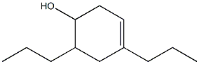 4,6-Dipropyl-3-cyclohexen-1-ol Struktur