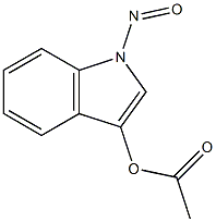 1-Nitroso-1H-indol-3-ol acetate Struktur