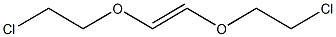 1,2-Bis(chloroethoxy)ethylene Struktur