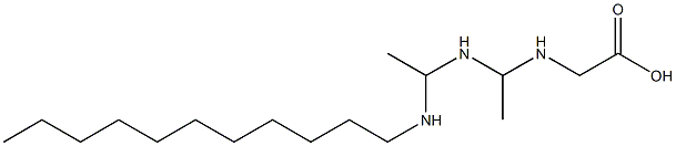 N-[1-[1-(Undecylamino)ethylamino]ethyl]glycine Struktur