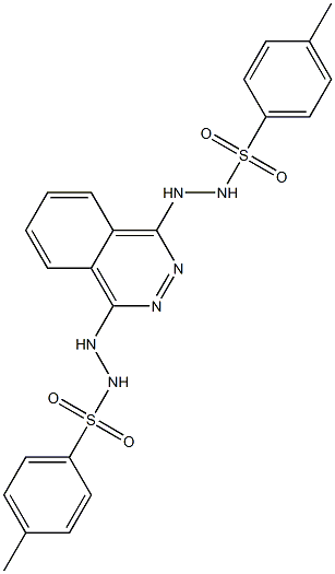 1,4-Bis[2-[(4-methylphenyl)sulfonyl]hydrazino]phthalazine Struktur