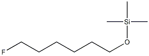 6-Fluoro-1-[(trimethylsilyl)oxy]hexane Struktur