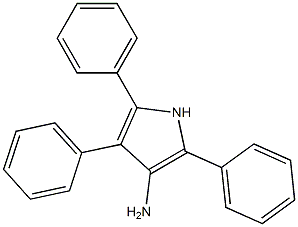 2,4,5-Triphenyl-3-amino-1H-pyrrole Struktur