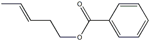 Benzoic acid 3-pentenyl ester Struktur