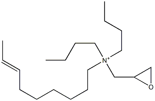 N,N-Dibutyl-N-(7-nonenyl)-2-oxiranemethanaminium Struktur