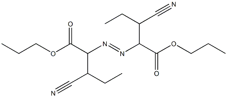 2,2'-Azobis(3-cyanovaleric acid)dipropyl ester Struktur