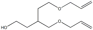 3,4-Bis(2-propenyloxymethyl)-1-butanol Struktur