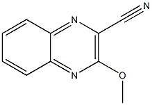 3-Methoxy-2-quinoxalinecarbonitrile Struktur