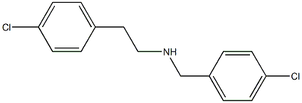 N-(4-Chlorobenzyl)-4-chlorophenethylamine Struktur