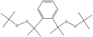 1,2-Bis(1-tert-butylperoxy-1-methylethyl)benzene Struktur