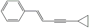 4-Cyclopropyl-1-phenyl-1-buten-3-yne Struktur