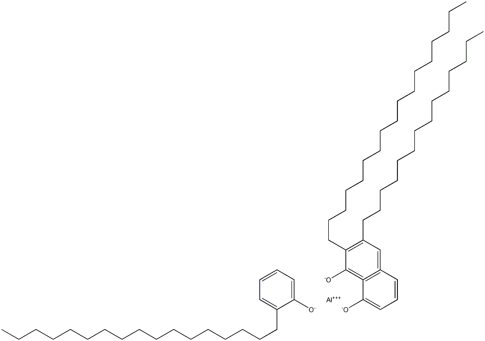 Aluminum tri(2-heptadecylphenolate) Struktur